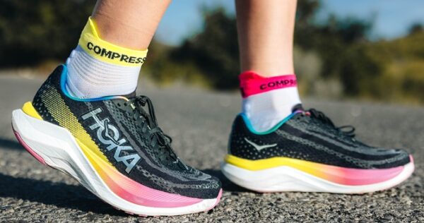 Meia de Compressão Para Corrida Cano Curto - Run Low V4.0