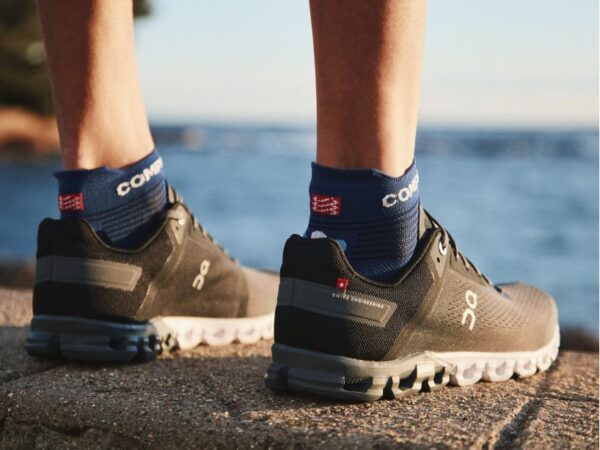 Meia de Compressão Para Corrida Cano Curto - Run Low V4.0