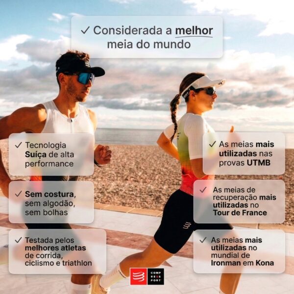 Meia de Compressão Invisível - No Show Socks